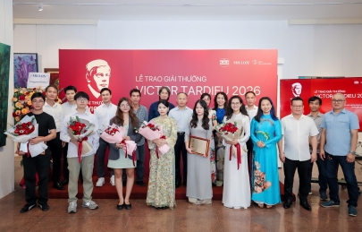LỄ TRAO GIẢI THƯỞNG VICTOR TARDIEU NĂM 2026 - TÔN VINH TÀI NĂNG SINH VIÊN TRƯỜNG ĐẠI HỌC MỸ THUẬT VIỆT NAM